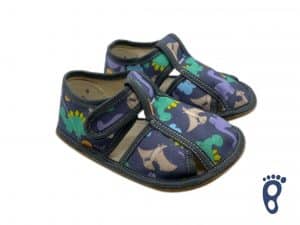 Baby Bare Shoes - Papučky - Dino