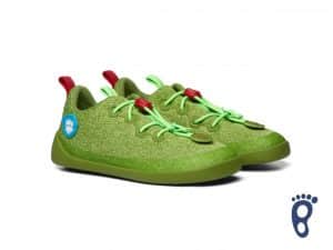 Affenzahn - Minimal lowcut knit - Dragon - Green