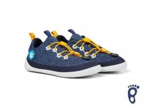Affenzahn - Minimal lowcut knit - Penguin - Blue