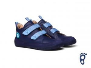 Affenzahn - Minimal Lowcut Leather - Bear - Blue