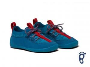 Affenzahn - Walker knit lowcut - Shark - Blue