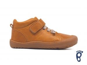 aylla tiksi kids sand detske celorocne prechodne kozene barefoot topanky hnede pieskove