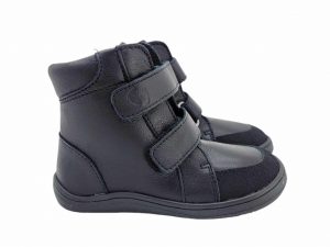 baby bare febo winter black asfaltico detske zimne zateplene kozene topanky cierne