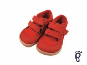 Baby Bare Shoes - FEBO Sneakers - Red/Resina