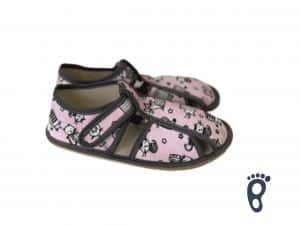 Baby Bare Shoes - Papučky - Pink Cat