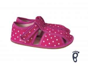 Baby Bare Shoes - Papučky - Pink Dot