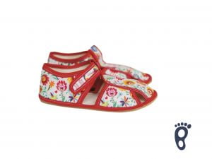 Baby Bare Shoes - Papučky - White Folklore