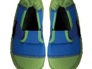 nanga papuce papucky barefoot klette blue blau chlapcenske