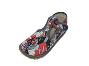 beda papuce papucky detske barefoot comics slim