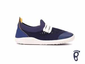 Bobux – Step Up/I walk/Kid+ Play Knit Trainer Blueberry Yellow