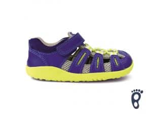 Bobux – Summit - Blueberry Neon - sandálky