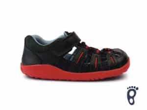 Bobux – Summit - Navy Red - sandálky