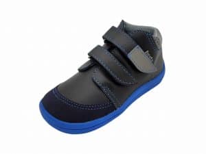 boty beda celorocne vyssie s membranou dan modre detske barefoot kozene