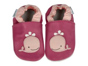 capiki kozene capacky barefoot detske ruzova velrybka