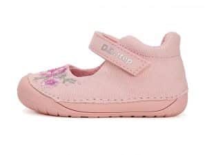 D.D.Step - Balerínky - Pink - Vyšívané kvety