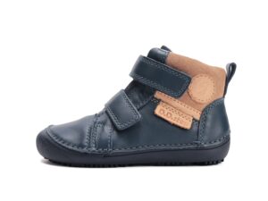 d d step ddstep prechodne topanky barefoot kozene detske royal blue zirafa modre chlapcenske