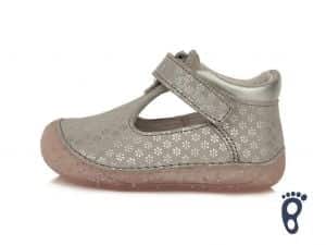 dd step barefoot sandale detske grey dievcenske potlac