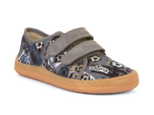 froddo barefoot canvas grey football tenisky detske platene