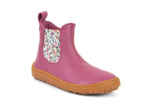 froddo barefoot chelys fuxia fuchsia kvety ruzove cizmy jesenne prechodne topanky detske kozene dievcenske