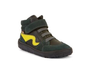 froddo barefoot tex go black green prechodne detske kozene topanky