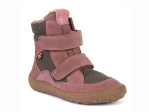 froddo barefoot tex winter grey pink detske zimne topanky