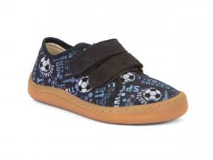 Froddo - Tenisky - Barefoot Canvas - Blue+ (Football)