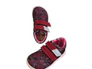 jonap b7 tenisky barefoot pre deti detske vinove