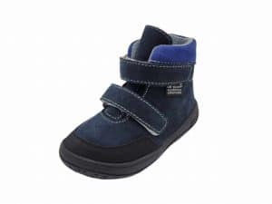 jonap jerry tmavomodre detske barefoot kozene prechodne s membranou