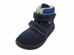 jonap jerry zima tmavomodra vlna detske zimne barefoot topanky