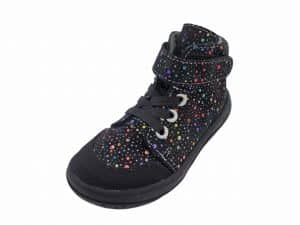 jonap polly cierna bublina slim barefoot kozene prechodne detske topanky