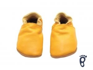 Limis - Detské barefoot capačky - Yellow