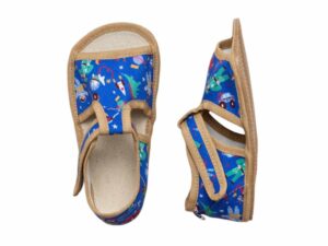 milash papucky detske barefoot textilne monica robot