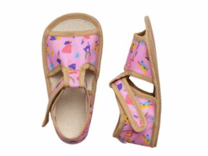 milash papucky detske barefoot textilne monica vila