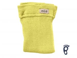 MILE - Žlté pančušky - bez trakov