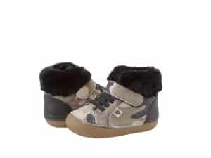 old soles barefoot topanky zateplene pre deti detske gondola pave army camo