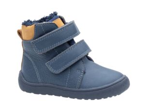 protetika barefoot topanky detske zimne zateplene kozene daryk denim
