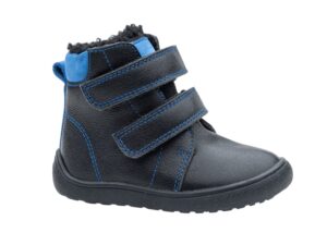 protetika barefoot topanky detske zimne zateplene kozene daryk nero