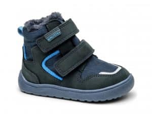 Protetika Barefoot - Zateplené topánky - GERO - Navy TEX