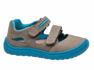 protetika barefoot sandale sandalky detske nery khaki