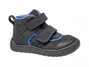protetika barefoot prechodne kozene topanky hardy black