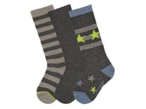 sterntaler podkolienky trojbalenie sede