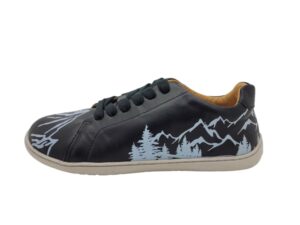 stitch and walk celorocne kozene barefoot topanky black print